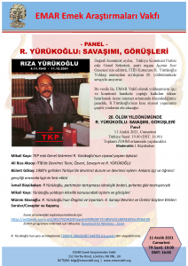 R. Yürükoğlu - 20. Yıl Paneli